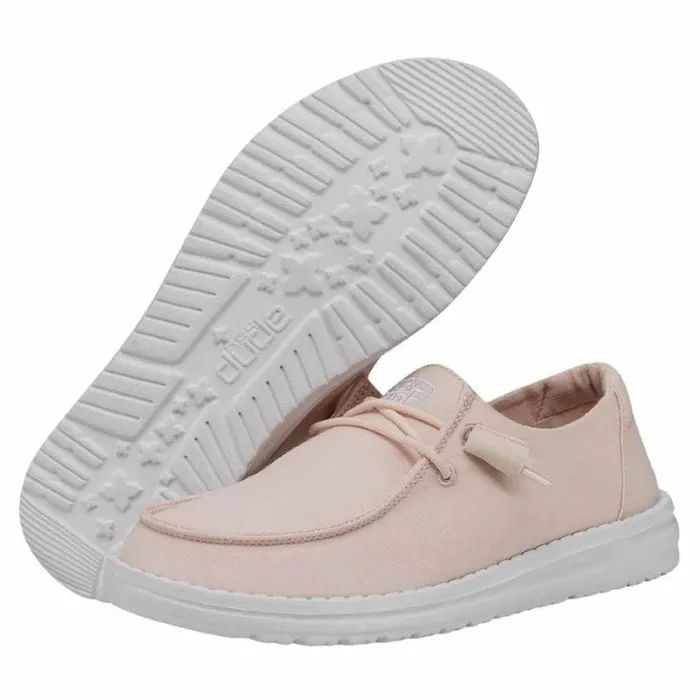 Hey Dude Wendy Wendy Slub Canvas Pink 8211 Women
