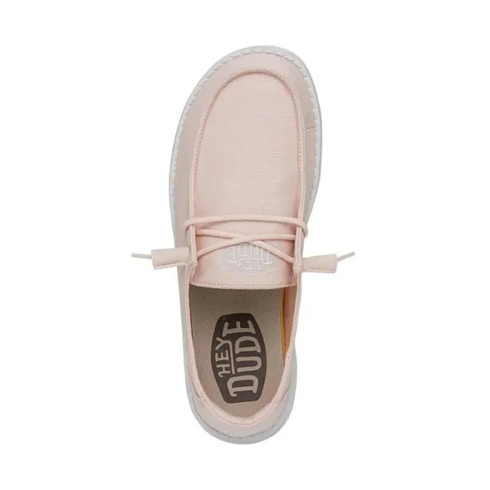 Hey Dude Wendy Wendy Slub Canvas Pink 8211 Women