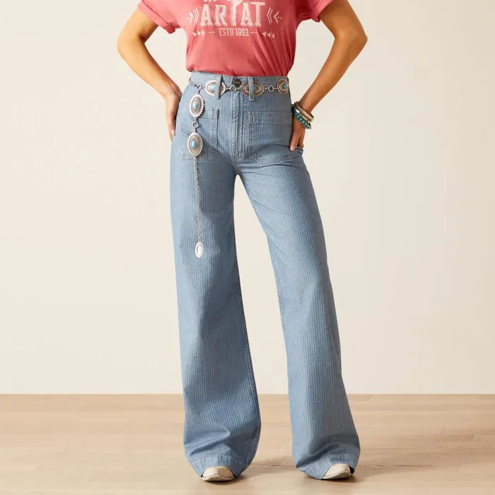High Rise Jazmine Wide Idaho Women Ariat Denim