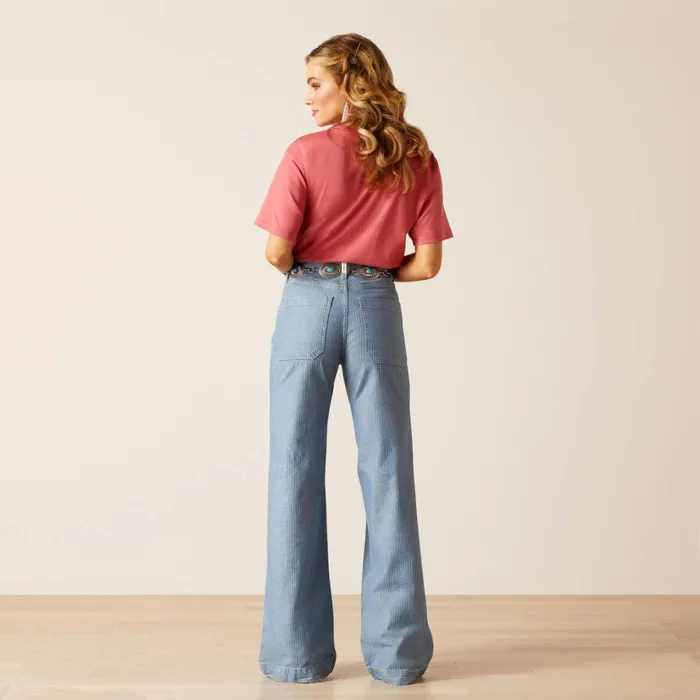 High Rise Jazmine Wide Idaho Women Ariat Denim High Rise Jazmine Wide Idaho Women Ariat Denim