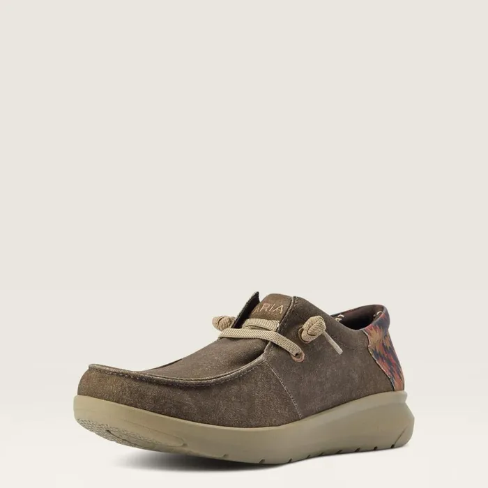 Hilo Dark Tan Rust Southwest Print Men Ariat Shoes and Sneakers