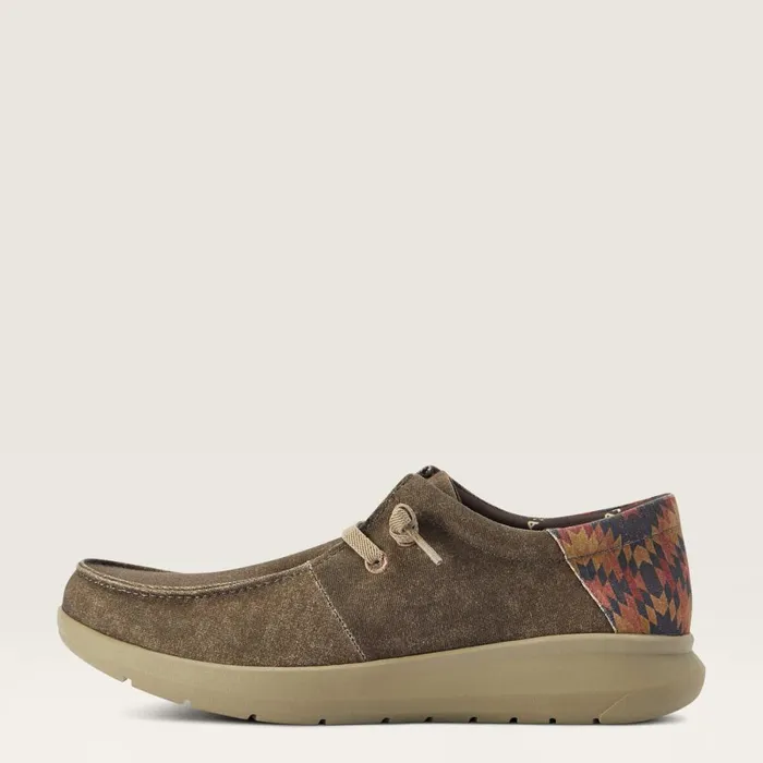 Hilo Dark Tan Rust Southwest Print Men Ariat Shoes and Sneakers Hilo Dark Tan Rust Southwest Print Men Ariat Shoes and Sneakers