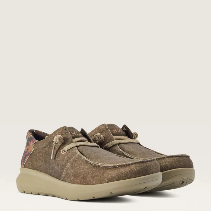 Hilo Dark Tan Rust Southwest Print Men Ariat Shoes and Sneakers Hilo Dark Tan Rust Southwest Print Men Ariat Shoes and Sneakers