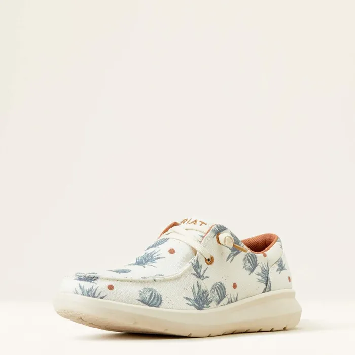Hilo Sendero Cream Nueces Cactus Print Women Ariat Shoes and Sneakers