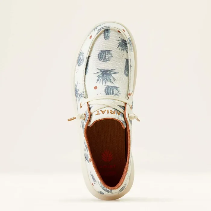 Hilo Sendero Cream Nueces Cactus Print Women Ariat Shoes and Sneakers Hilo Sendero Cream Nueces Cactus Print Women Ariat Shoes and Sneakers