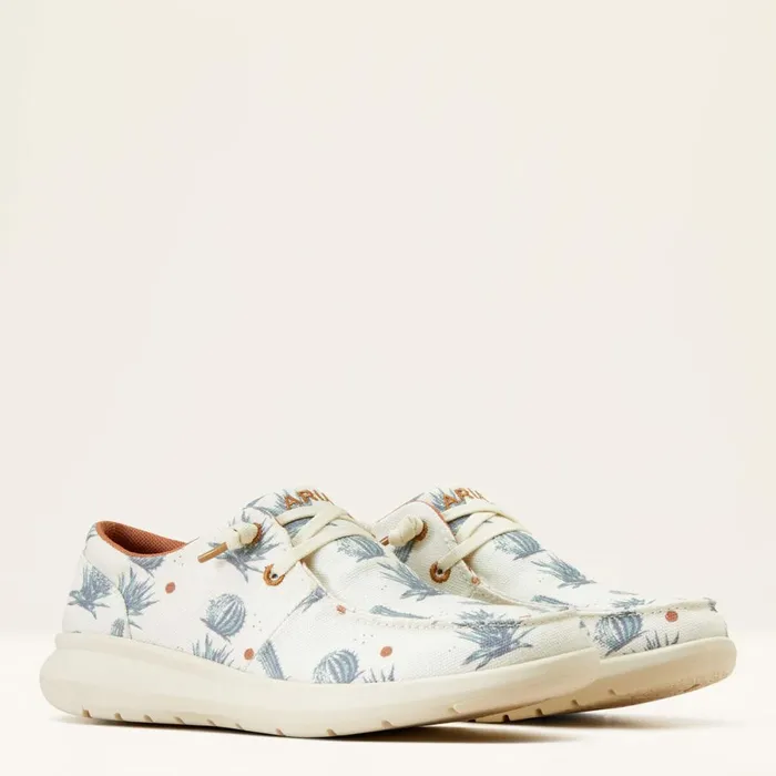 Hilo Sendero Cream Nueces Cactus Print Women Ariat Shoes and Sneakers Hilo Sendero Cream Nueces Cactus Print Women Ariat Shoes and Sneakers