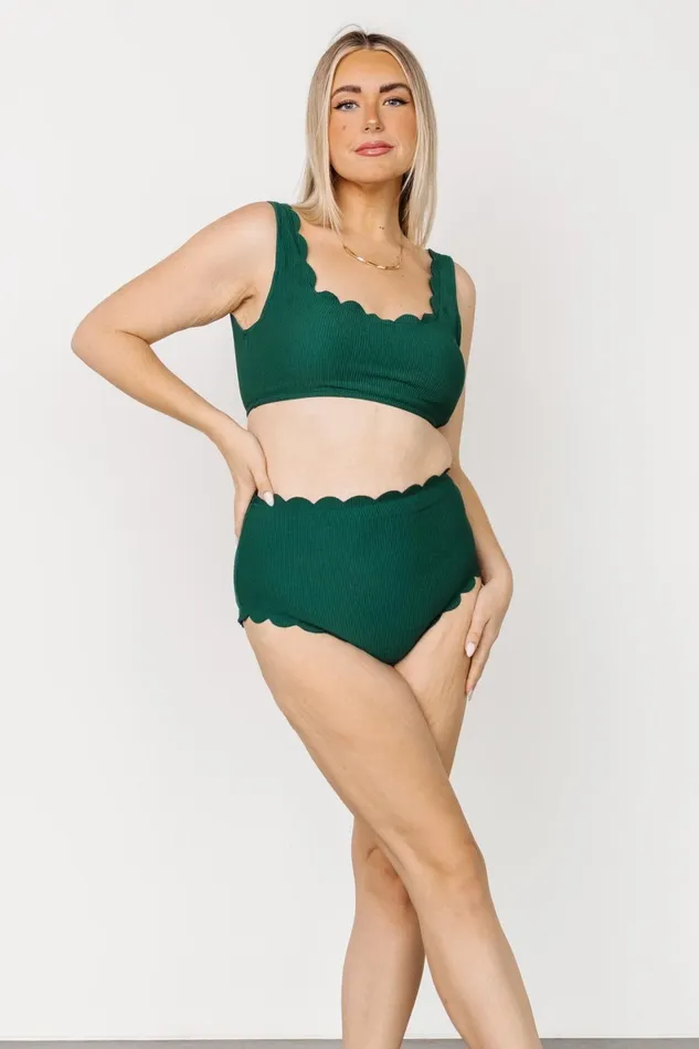 Honolulu High Waist Bikini Bottom Green Women Baltic Born Bikini Honolulu High Waist Bikini Bottom Green Women Baltic Born Bikini