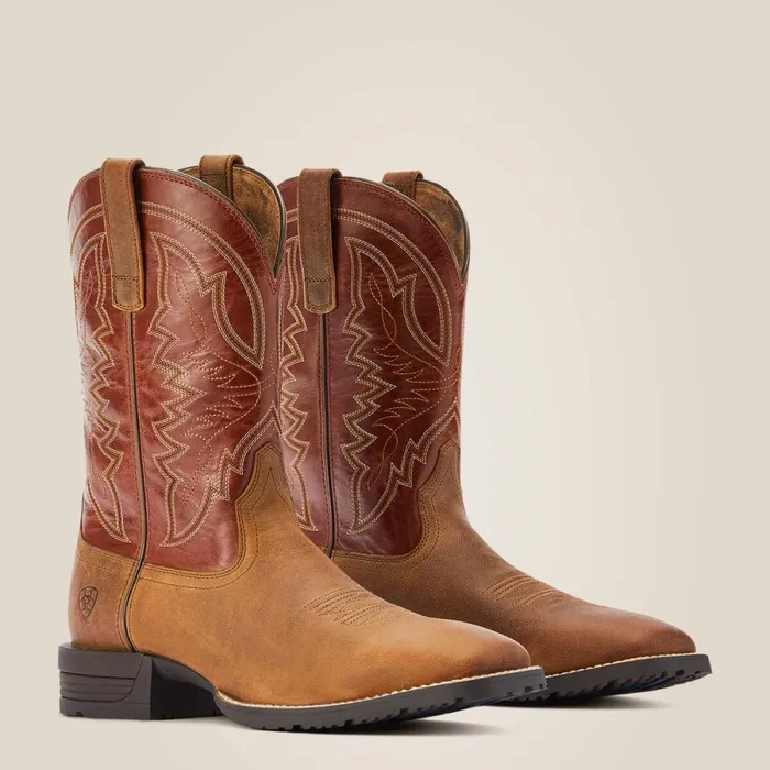 Hybrid Ranchwork Western Boot Sorrel Crunch Men Ariat Western Boots Hybrid Ranchwork Western Boot Sorrel Crunch Men Ariat Western Boots