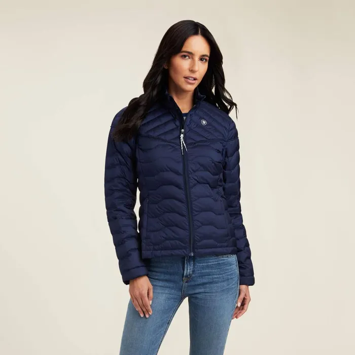 Ideal Down Jacket Navy Eclipse Women Ariat Jackets and Vests