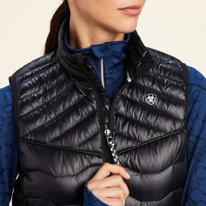 Ideal Down Vest Ir Black Women Ariat Jackets and Vests Ideal Down Vest Ir Black Women Ariat Jackets and Vests