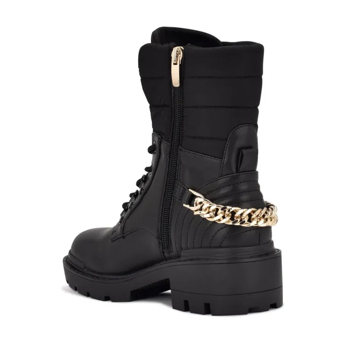 Ihad Combat Booties Black Women Nine West Boots and Booties Ihad Combat Booties Black Women Nine West Boots and Booties