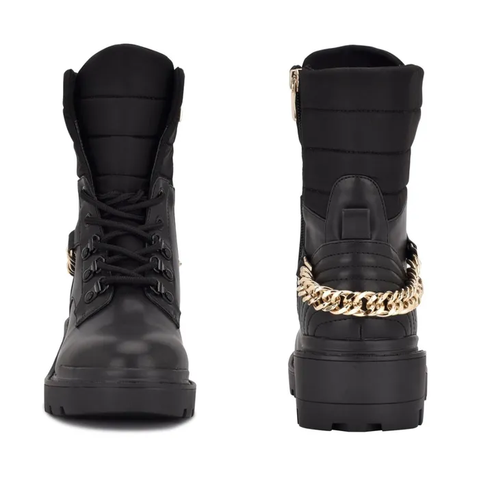 Ihad Combat Booties Black Women Nine West Boots and Booties Ihad Combat Booties Black Women Nine West Boots and Booties