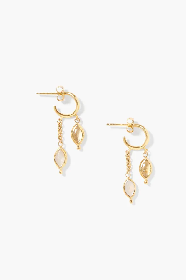 Indira Drop Earrings Moonstone Mix Women Chan Luu Earrings