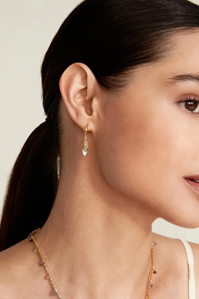 Indira Drop Earrings Moonstone Mix Women Chan Luu Earrings