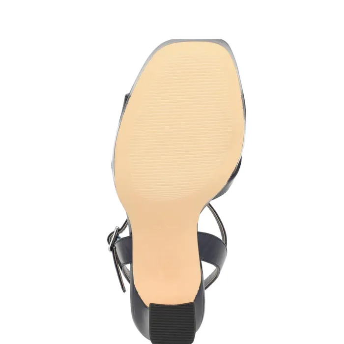 Iriv Platform Sandals Blue Patent Women Nine West Platforms Iriv Platform Sandals Blue Patent Women Nine West Platforms