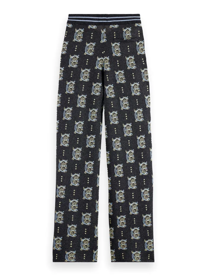Jacquard Knitted Trousers Night Women Scotch and Soda Pants