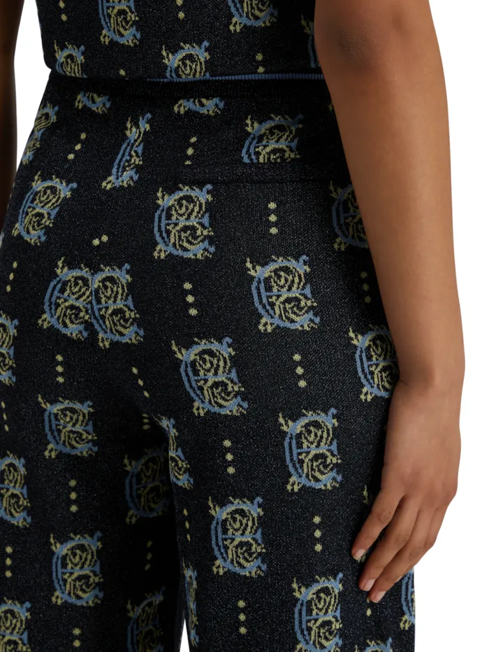 Jacquard Knitted Trousers Night Women Scotch and Soda Pants