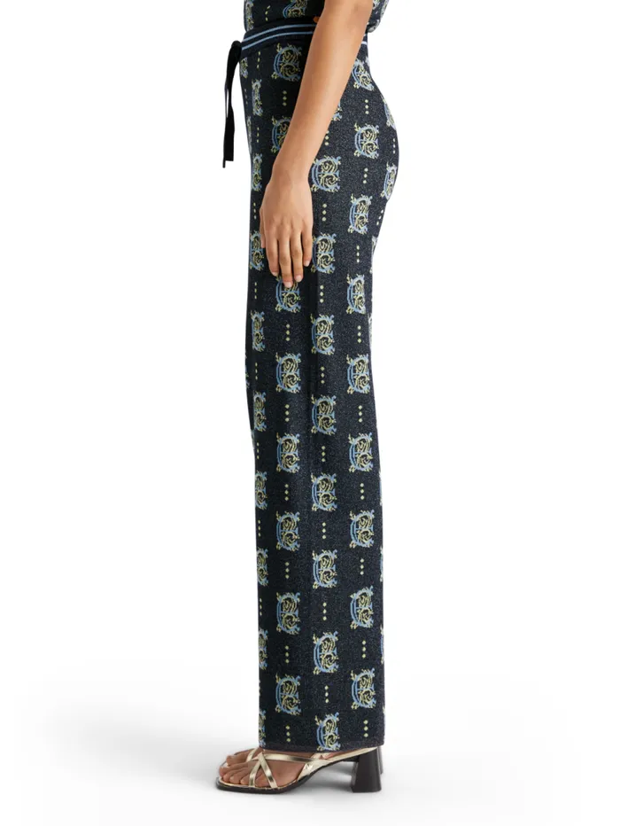 Jacquard Knitted Trousers Night Women Scotch and Soda Pants