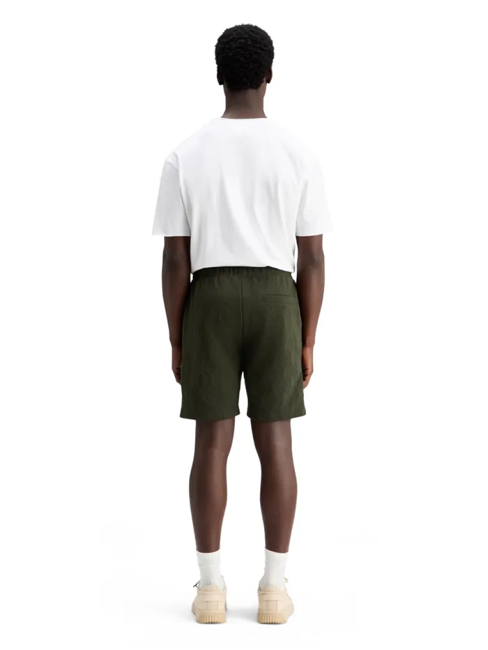 Jacquard Terry Sweatshorts Heritage Green Men Scotch and Soda Shorts