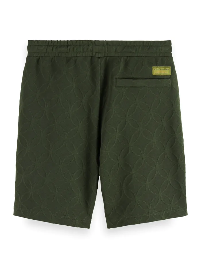 Jacquard Terry Sweatshorts Heritage Green Men Scotch and Soda Shorts