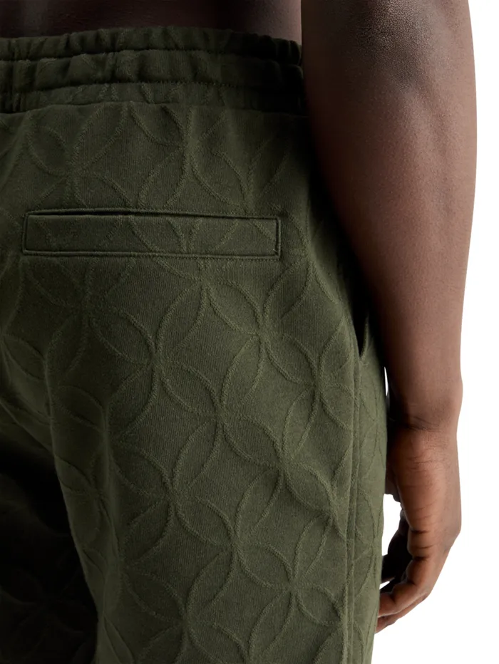 Jacquard Terry Sweatshorts Heritage Green Men Scotch and Soda Shorts