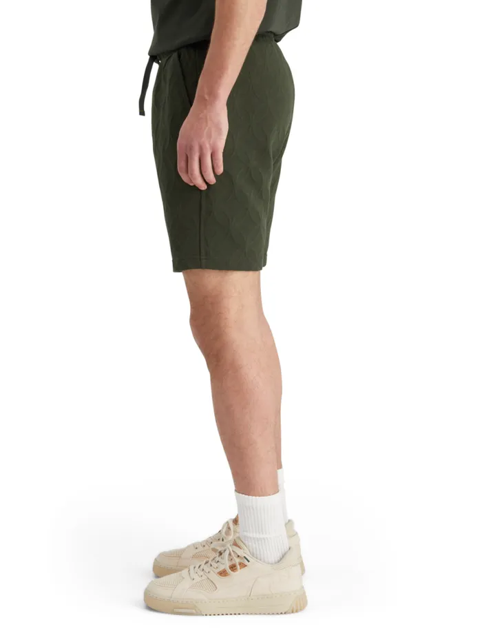 Jacquard Terry Sweatshorts Heritage Green Men Scotch and Soda Shorts