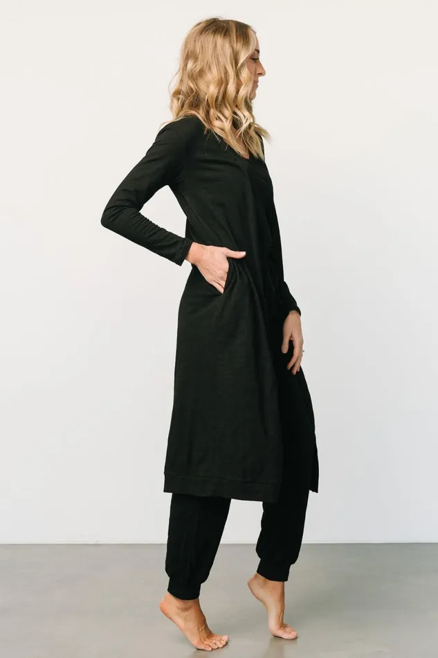 Janae Jumpsuit Cardigan Set Black Women Baltic Born Cardigans