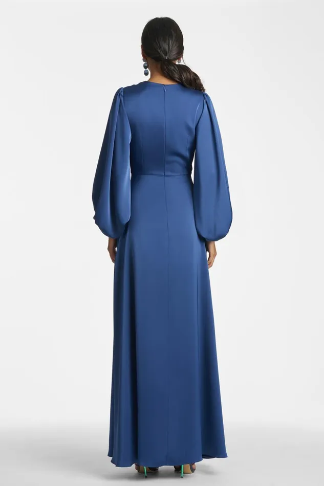 Jenny Gown 8211 Washed Indigo Women Sachin and Babi Covered