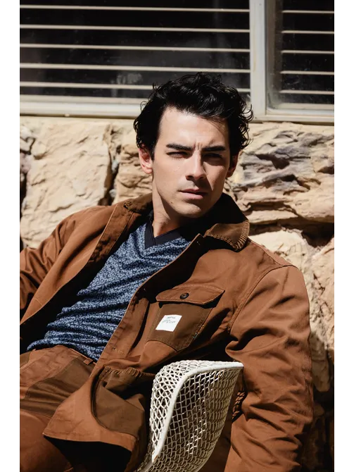 JOE JONAS X SCOTCH SODA TWILL WORKER JACKET Bison Men Scotch and Soda Jackets and Coats JOE JONAS X SCOTCH SODA TWILL WORKER JACKET Bison Men Scotch and Soda Jackets and Coats