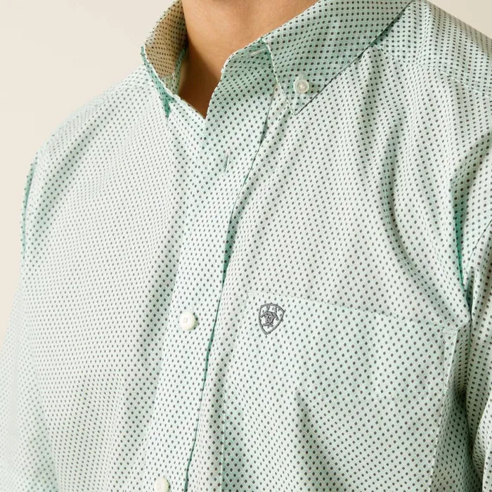 Jordan Fitted Shirt Turquoise Men Ariat Button Down Shirts Jordan Fitted Shirt Turquoise Men Ariat Button Down Shirts