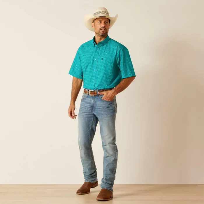 Judd Classic Fit Shirt Turquoise Men Ariat Button Down Shirts Judd Classic Fit Shirt Turquoise Men Ariat Button Down Shirts