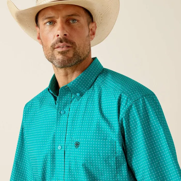 Judd Classic Fit Shirt Turquoise Men Ariat Button Down Shirts Judd Classic Fit Shirt Turquoise Men Ariat Button Down Shirts