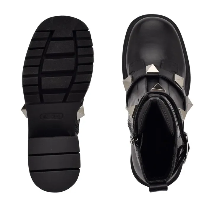 Junga Lug Sole Booties Black Women Nine West Boots and Booties Junga Lug Sole Booties Black Women Nine West Boots and Booties