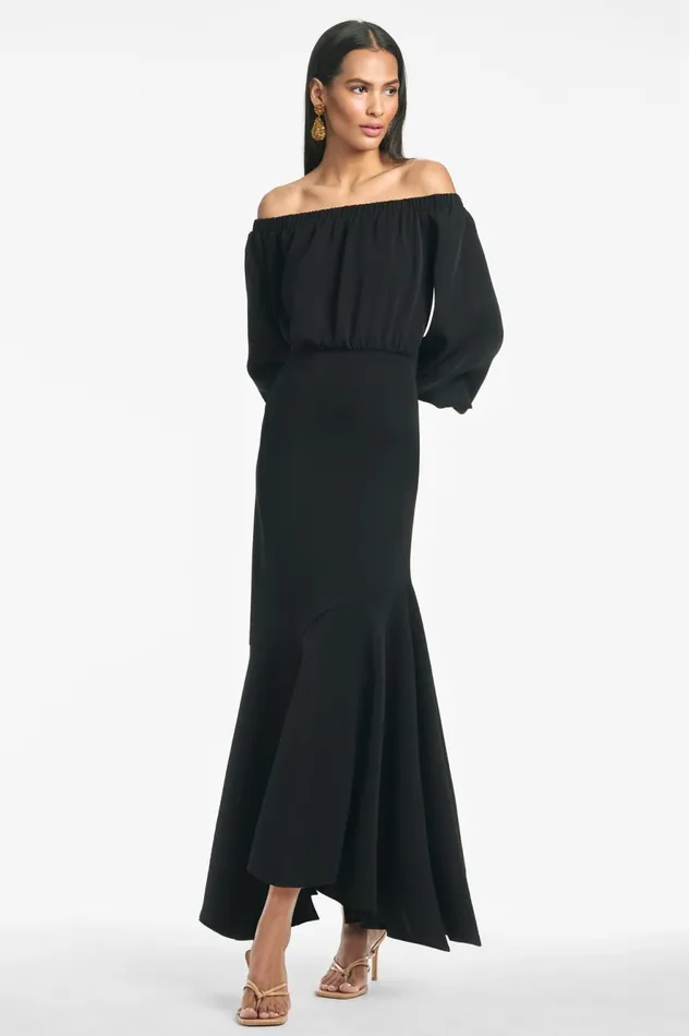 Kai Dress 8211 Black Women Sachin and Babi Long Sleeve