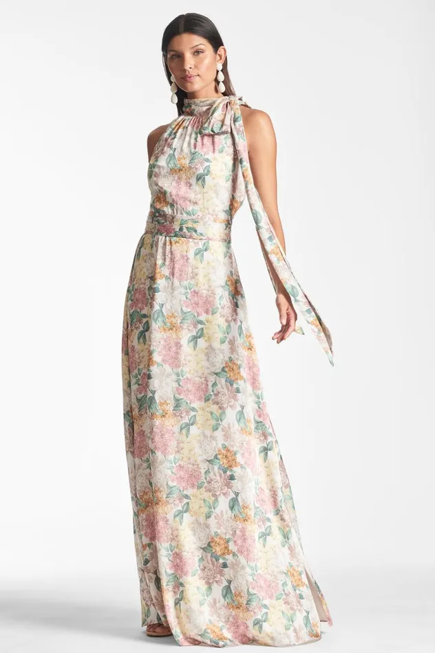 Kayla Gown 8211 Antique Bouquet Women Sachin and Babi Boho