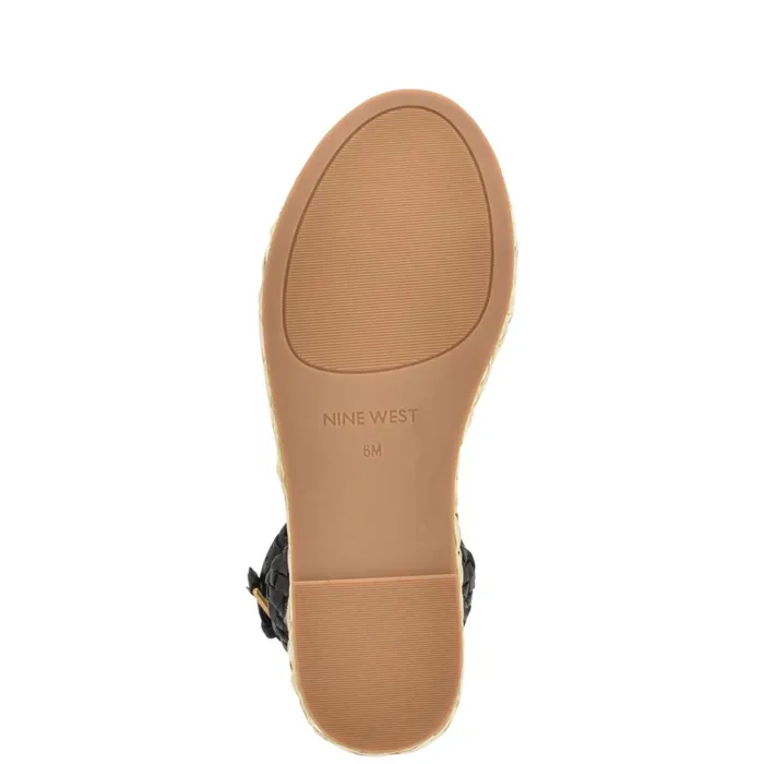 Keily Espadrille Wedge Sandals Black Women Nine West Sandals Keily Espadrille Wedge Sandals Black Women Nine West Sandals