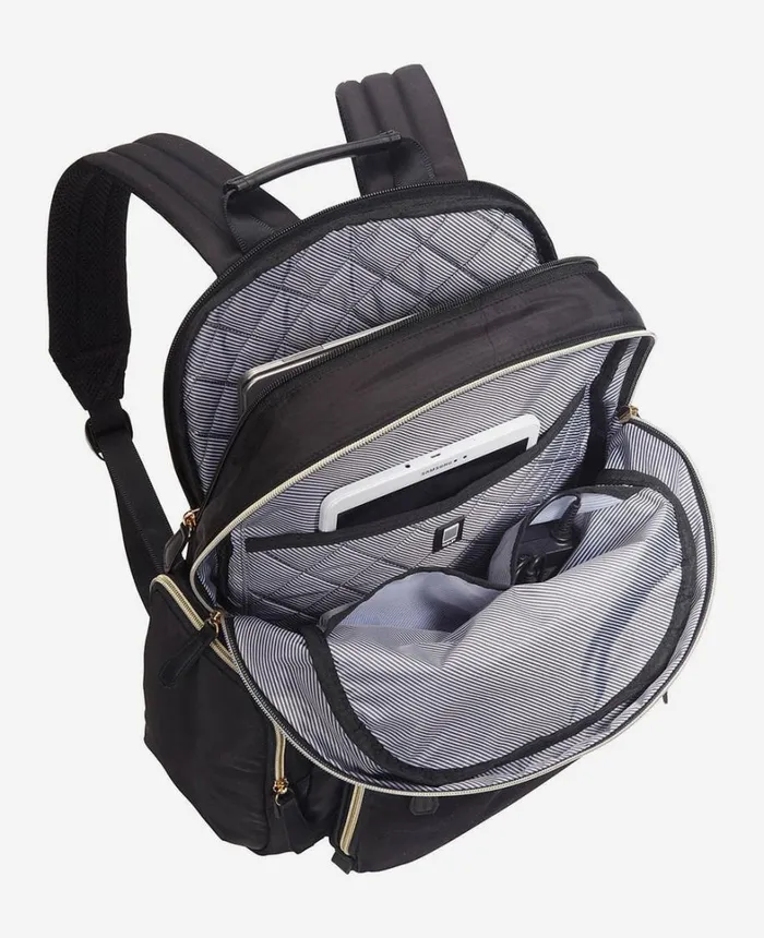 Kenneth Cole Bags Women Madison Square and Sophie 2Pc Set 20Inch CarryOn Travel Suitcase and 15Inch Laptop Travel Backpack Black Kenneth Cole Bags Women Madison Square and Sophie 2Pc Set 20Inch CarryOn Travel Suitcase and 15Inch Laptop Travel Backpack Black