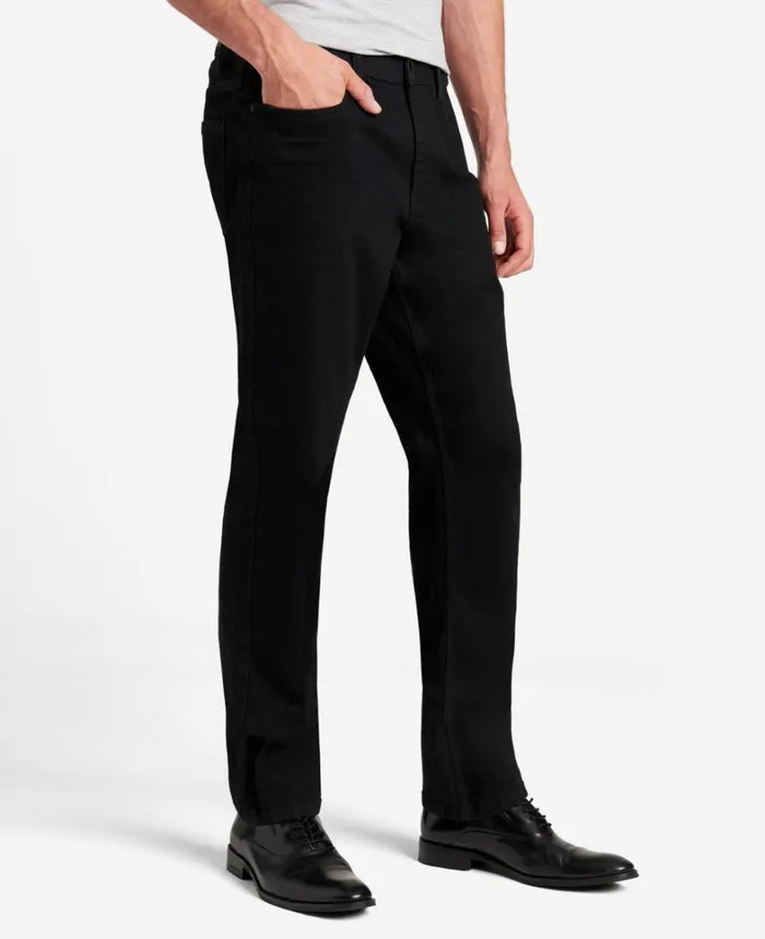 Kenneth Cole Denim Men AthleticFit Recycled Stretch Denim Jeans Watts 8211 Black