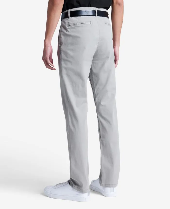 Kenneth Cole Dress Pants Men SlimFit Tech Chino Grey
