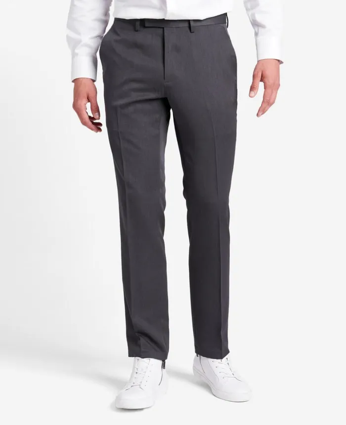 Kenneth Cole Dress Pants Men Urban Heather SlimFit Dress Pant Medium Grey Kenneth Cole Dress Pants Men Urban Heather SlimFit Dress Pant Medium Grey