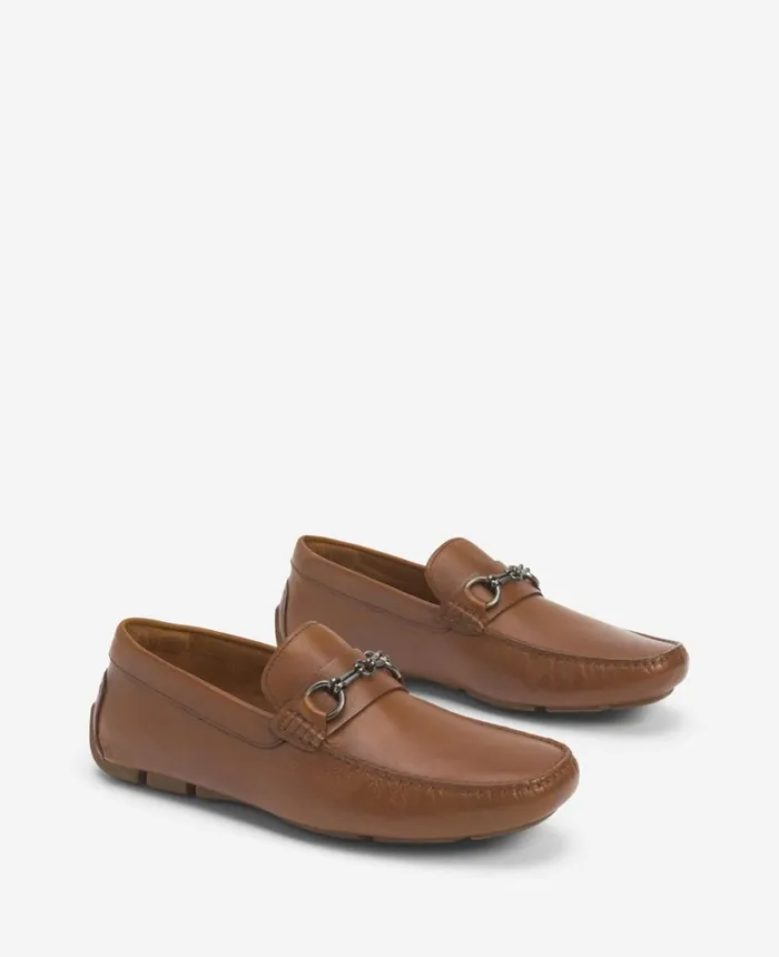 Kenneth Cole Loafers Men Theme Bit Detail Driver Cognac Kenneth Cole Loafers Men Theme Bit Detail Driver Cognac