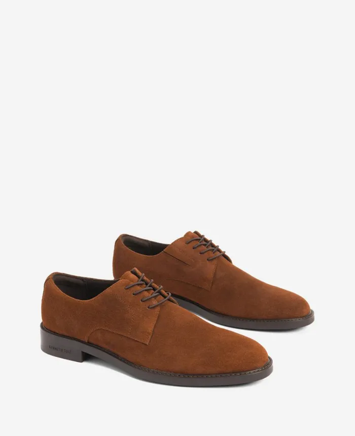 Kenneth Cole Oxfords Men Dress Tech Leather Oxford Brown