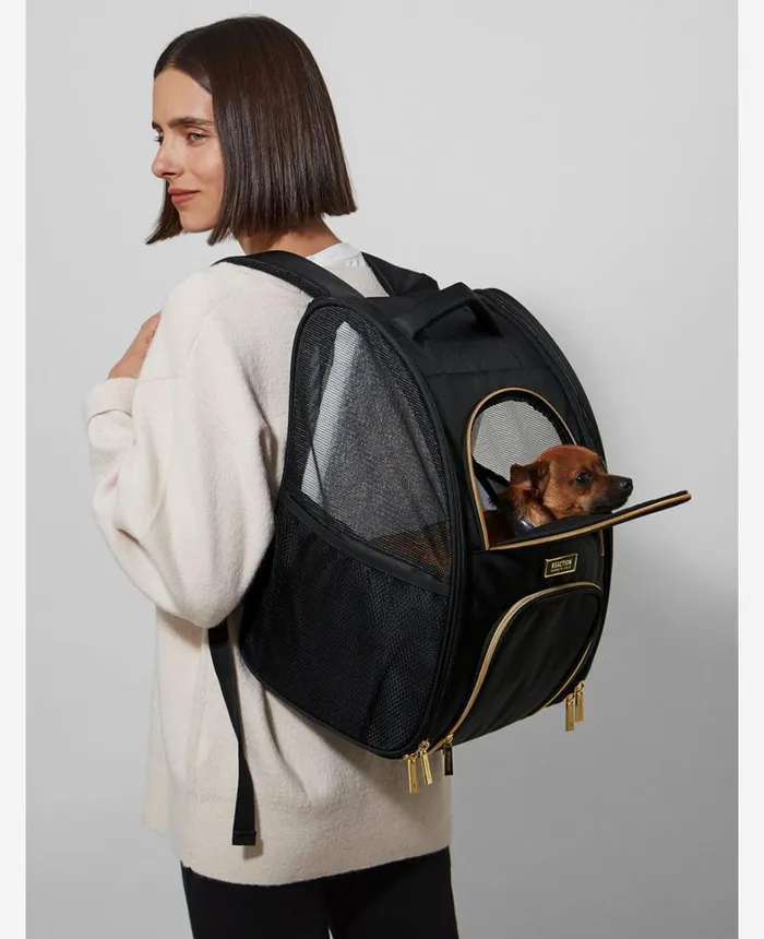Kenneth Cole Pets MenWomen Pet Carrier Backpack Black