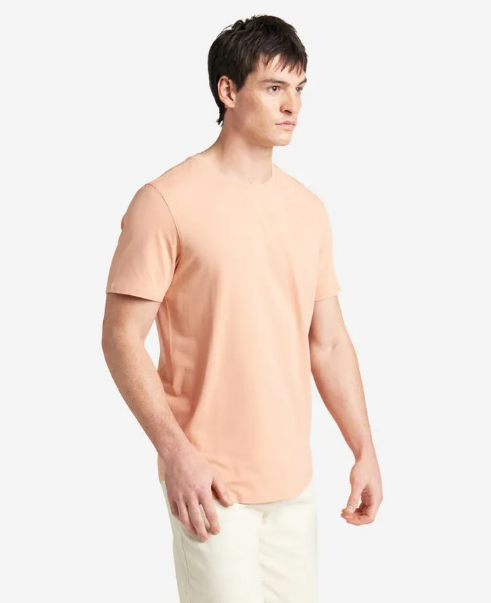 Kenneth Cole Polos and TShirts Men The Performance Crew Neck Tshirt Coral