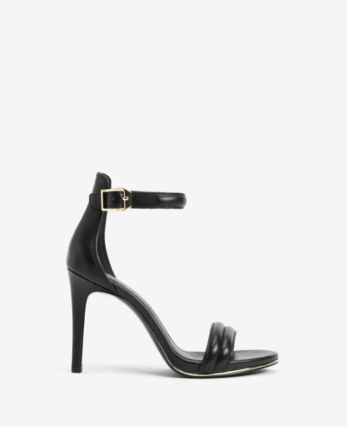 Kenneth Cole Pumps and Heels Women Brooke Ankle Strap Heeled Sandal Black