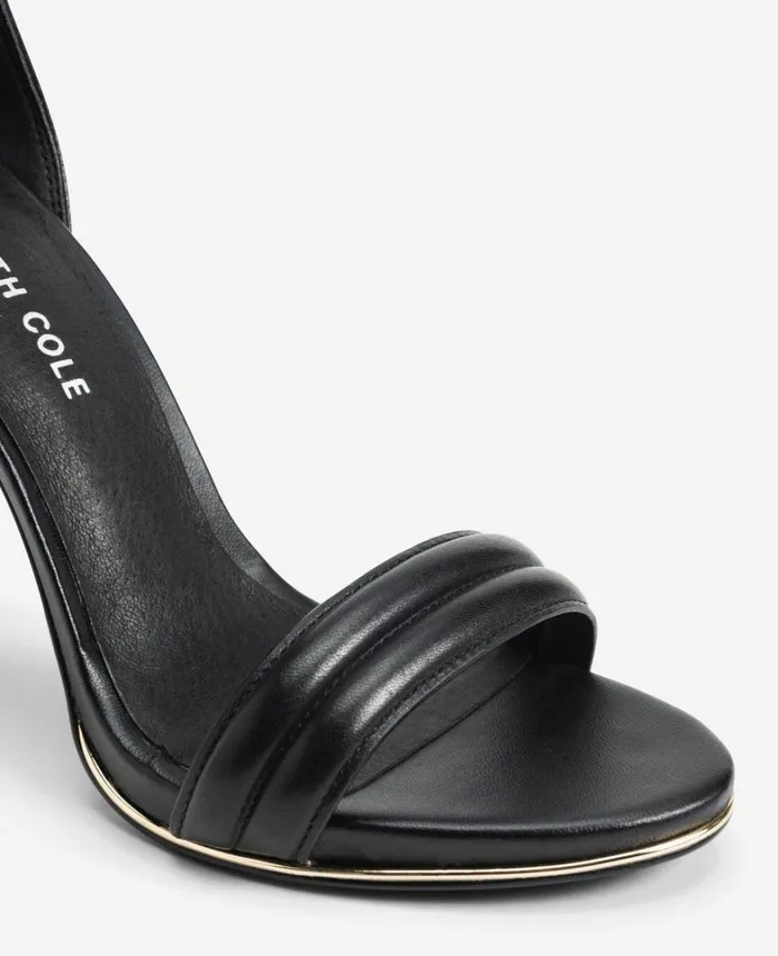 Kenneth Cole Pumps and Heels Women Brooke Ankle Strap Heeled Sandal Black