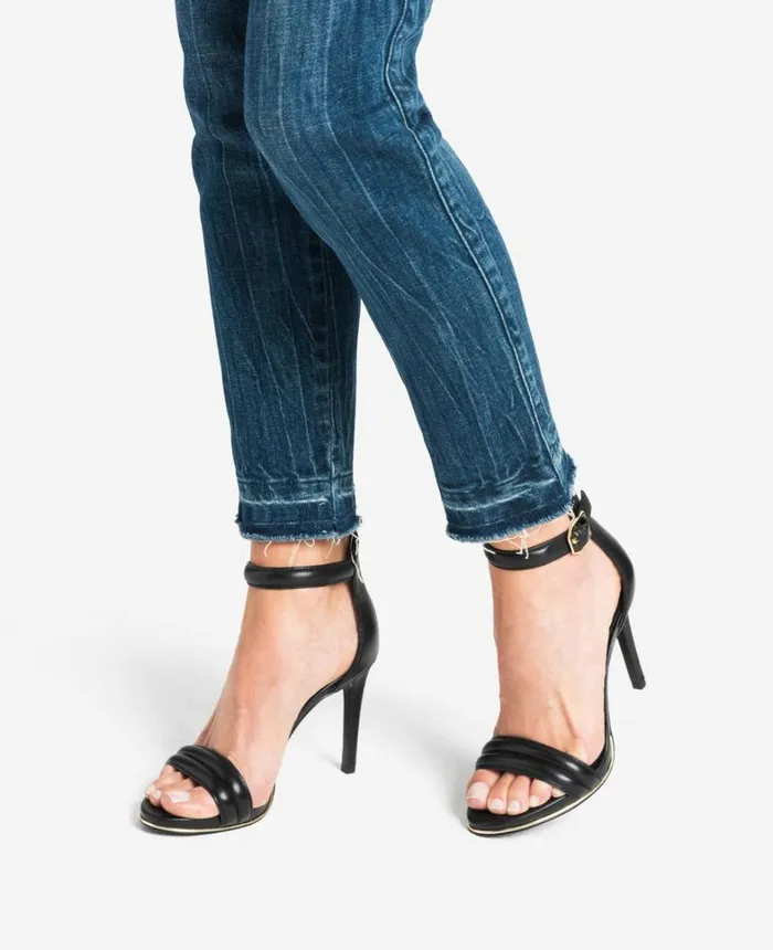 Kenneth Cole Pumps and Heels Women Brooke Ankle Strap Heeled Sandal Black