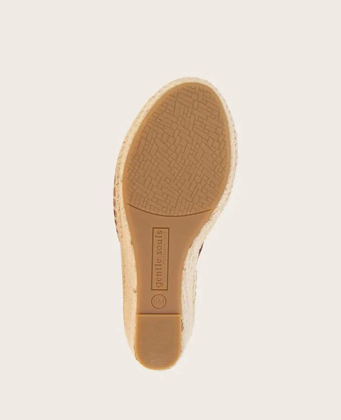 Kenneth Cole Sandals and Wedges Women GENTLE SOULS Cody Suede Espadrille Wedge Luggage Kenneth Cole Sandals and Wedges Women GENTLE SOULS Cody Suede Espadrille Wedge Luggage