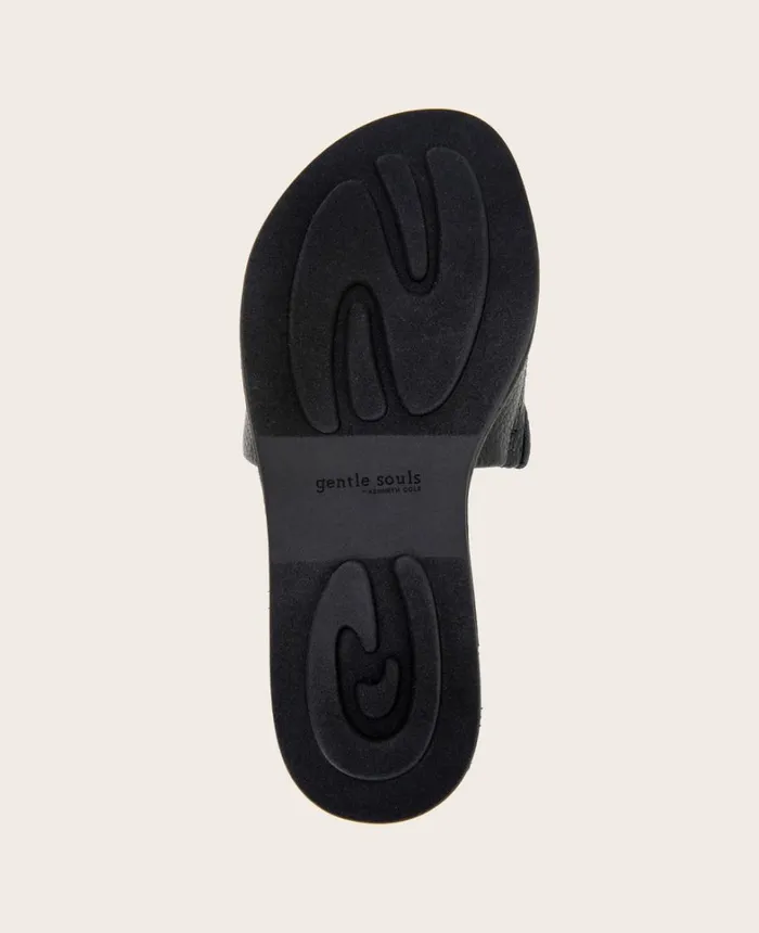 Kenneth Cole Sandals and Wedges Women GENTLE SOULS Lucy Sandal Black Leather