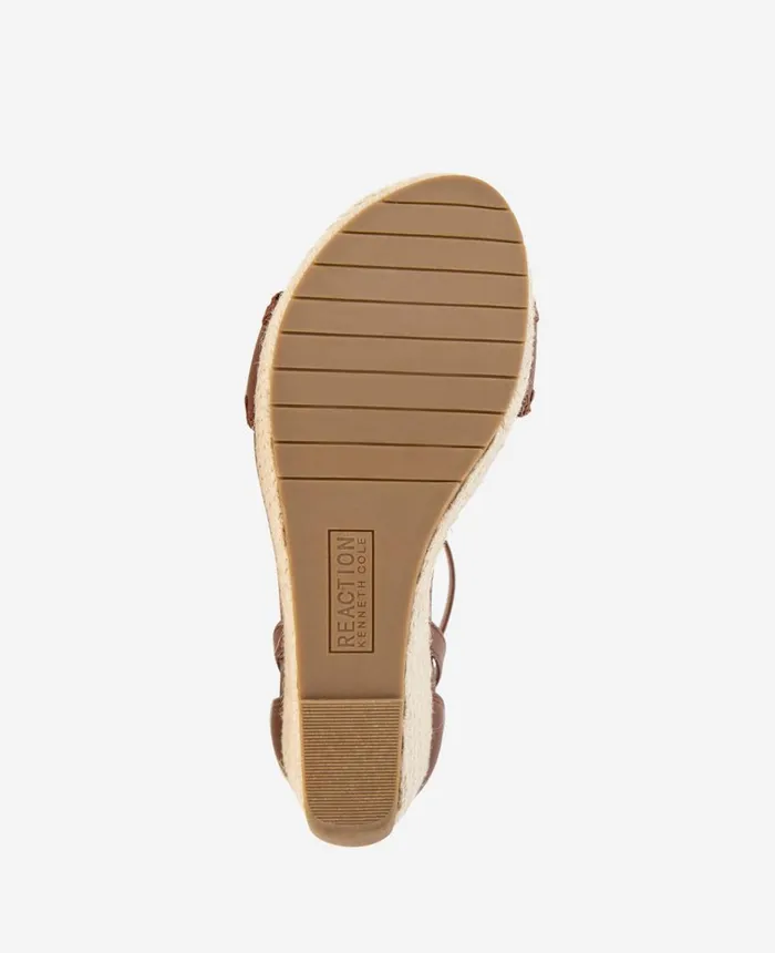 Kenneth Cole Sandals and Wedges Women REACTION 8211 The Colton Espadrille Wedge Sandal Luggage Kenneth Cole Sandals and Wedges Women REACTION 8211 The Colton Espadrille Wedge Sandal Luggage